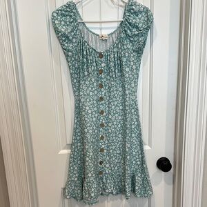 Floral Button-Down Dress